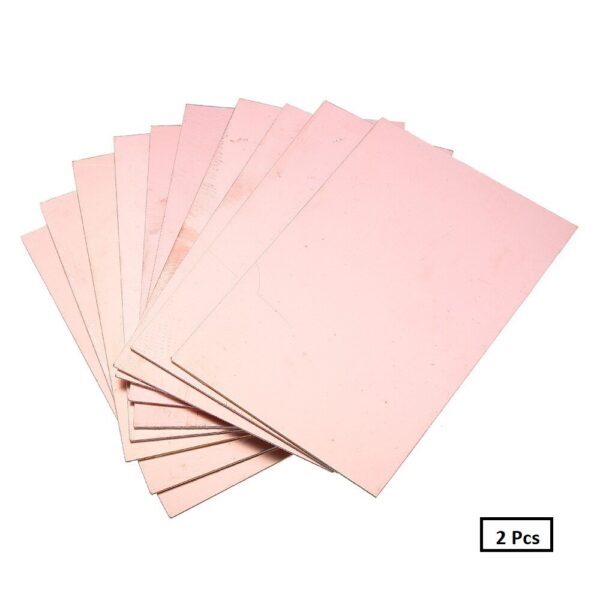 2 Pcs 6X4 Double Sided Copper PCB Board FR4